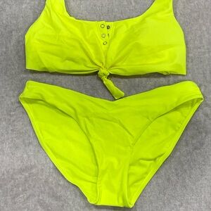 Primark Vibrant Lime Bikini Top